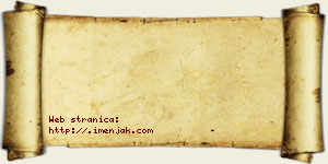 Isidora Fain vizit kartica